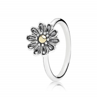 Srebrni prsten s cvijetom od 14k 