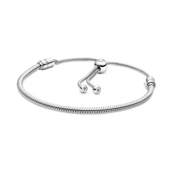 Pandora Moments Snake Chain Slider Bracelet 
