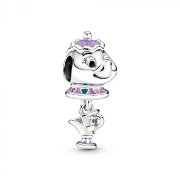 Disney Beauty and the Beast Mrs. Potts and Chip Dangle Charm 