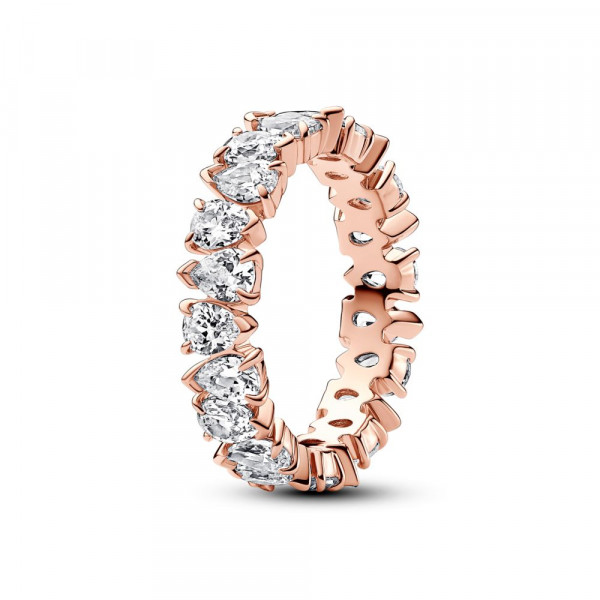 Alternating Sparkling Band Ring 