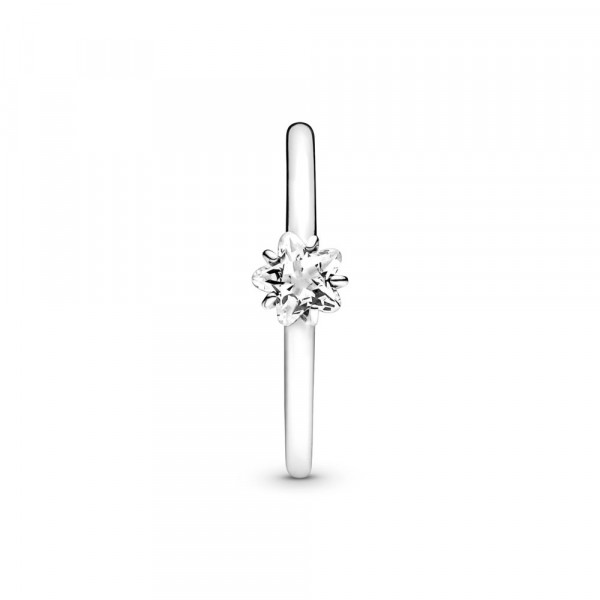 Celestial Sparkling Star Solitaire Ring 