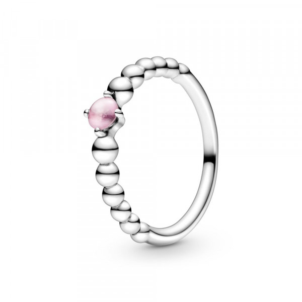 Prsten sa roze perlicom 