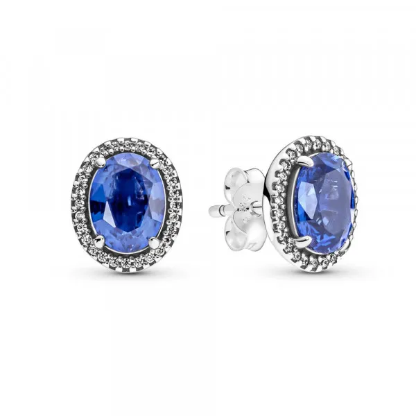 Sparkling Statement Halo Stud Earrings 