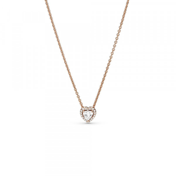 Sparkling Heart Collier Necklace 