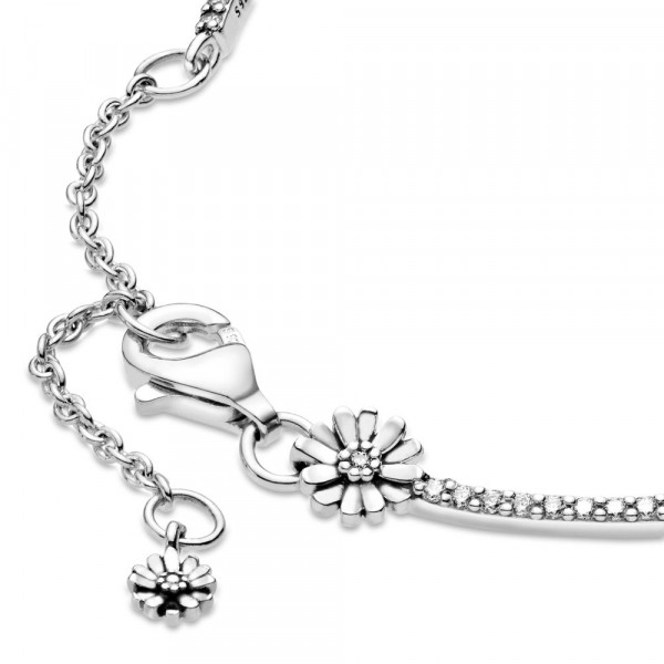 Sparkling Daisy Flower Bracelet 