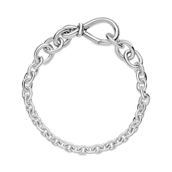 Chunky Infinity Knot Chain Bracelet 