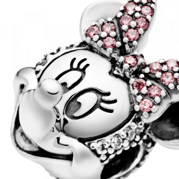 Kopča Disney, Minnie Mouse Ružičasti pavé 