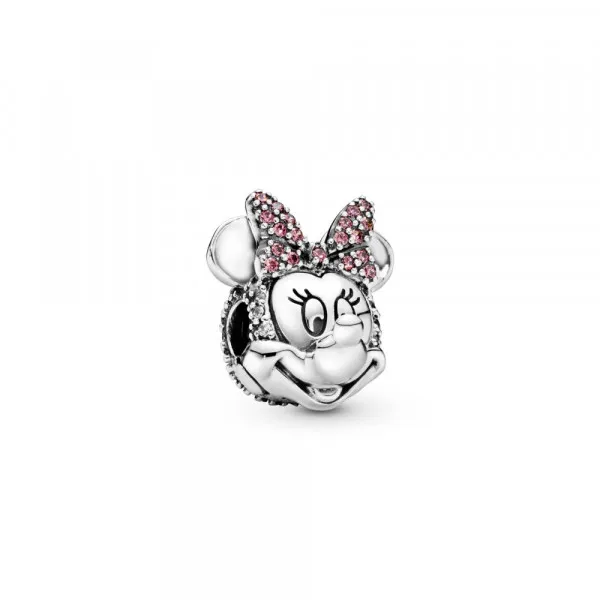 Kopča Disney, Minnie Mouse Ružičasti pavé 