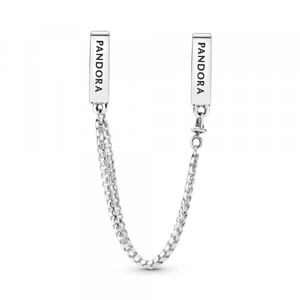 Sparkling Safety Chain Clip Charm 