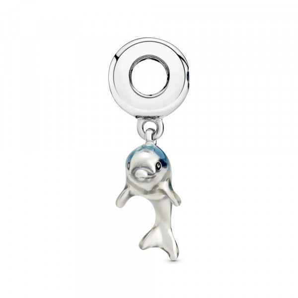 Shimmering Dolphin Dangle Charm 