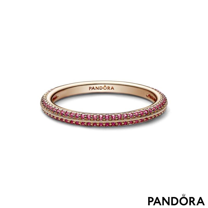 Pandora ME Red Pavé Ring 