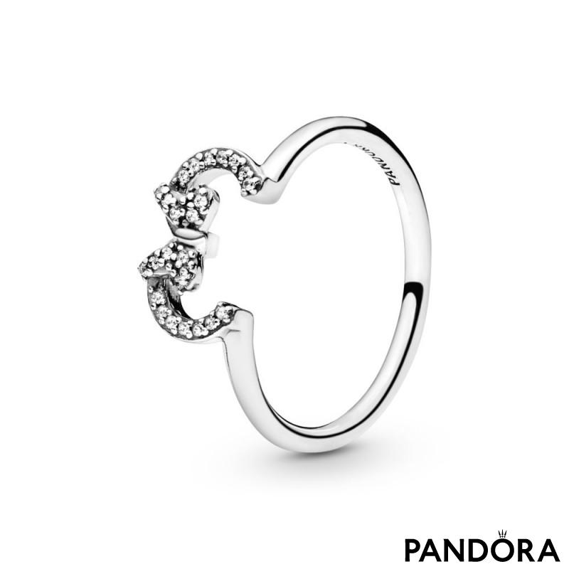 Disney Minnie Mouse Ears Silhouette Puzzle Ring 