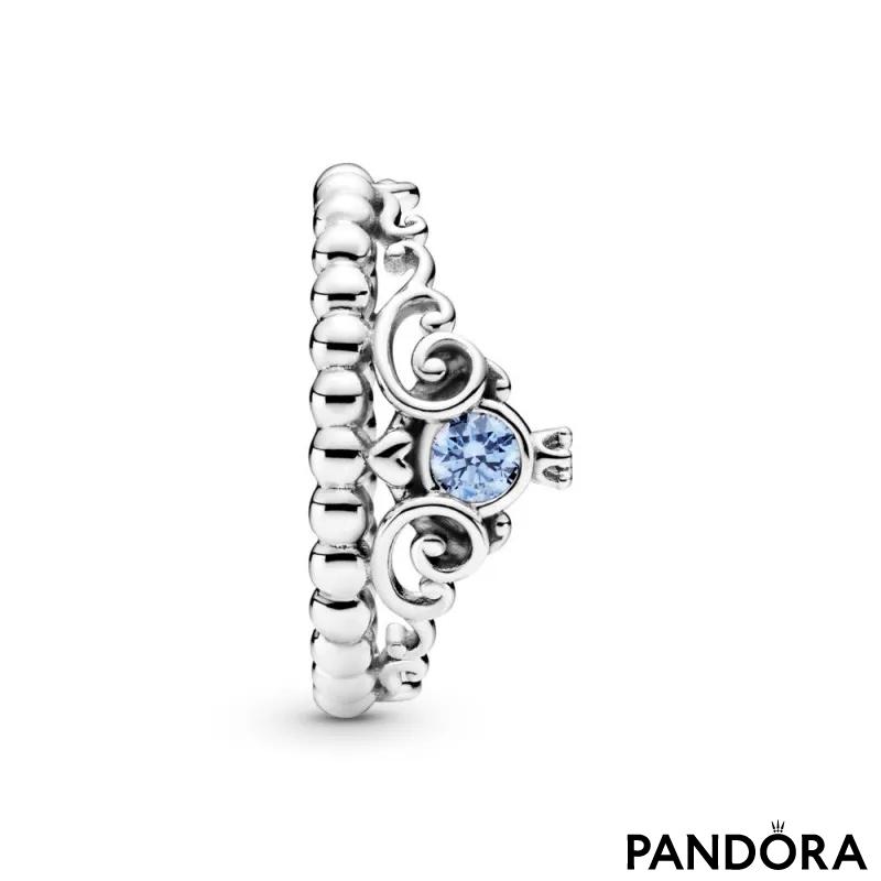 Disney Cinderella Blue Tiara Ring 