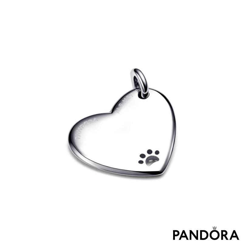 Engravable Heart Pet Collar Tag 
