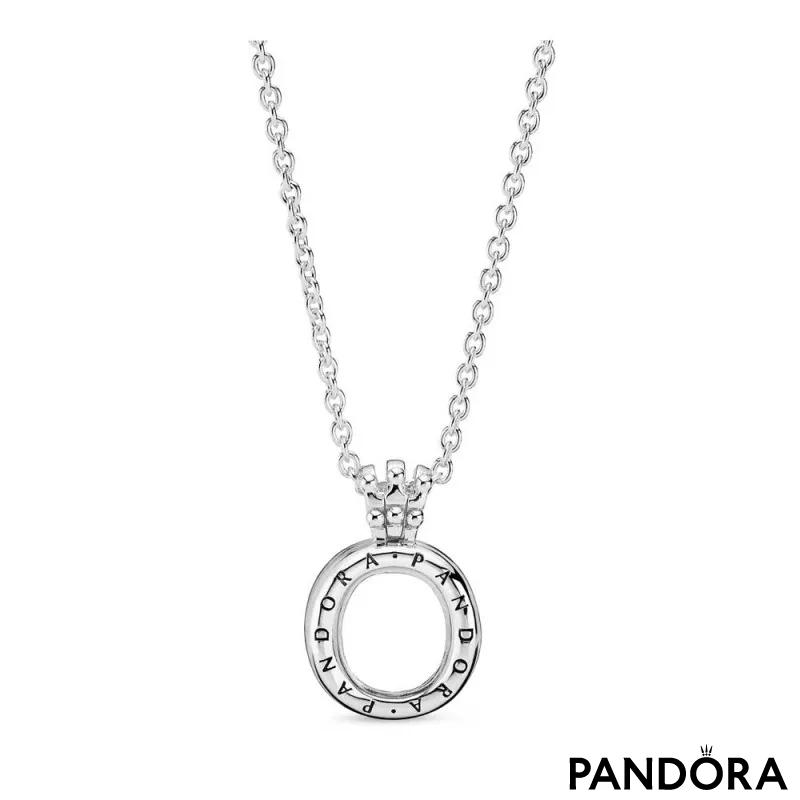 Pandora Lockets Crown O Necklace 