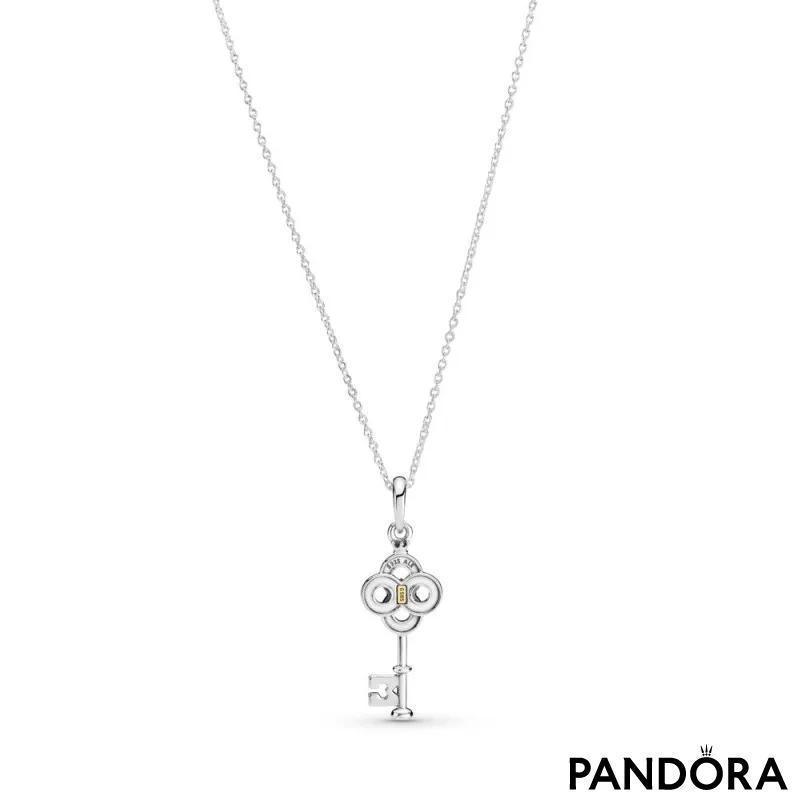 Pandora - Sparkling Flower Collier Necklace on Designer Wardrobe