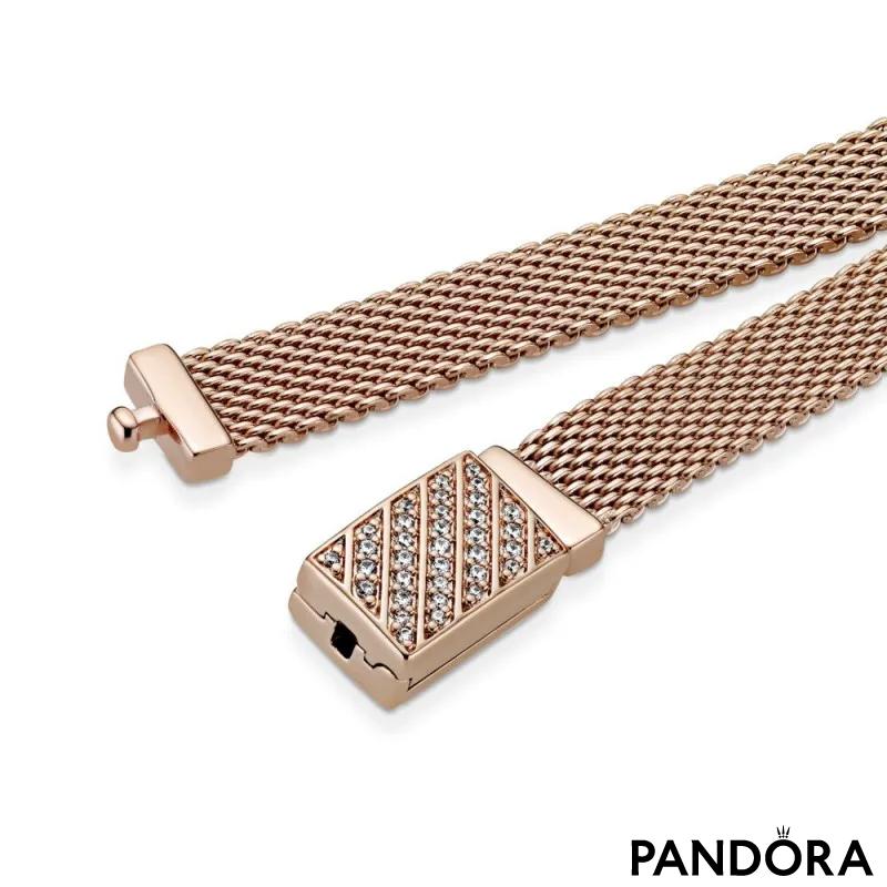 Pandora Reflexions Long Clasp Pavé Bracelet 