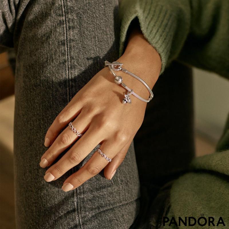 Pandora Moments Seashell Clasp Turquoise Braided Leather Bracelet |  Sterling silver | Pandora US
