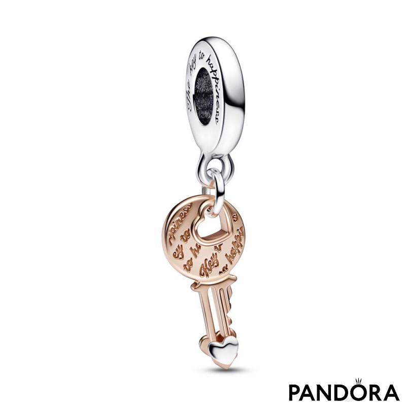 Sterling Silver) Pandora Bracelet: 2 Spacers, Rose Gold PANDORA