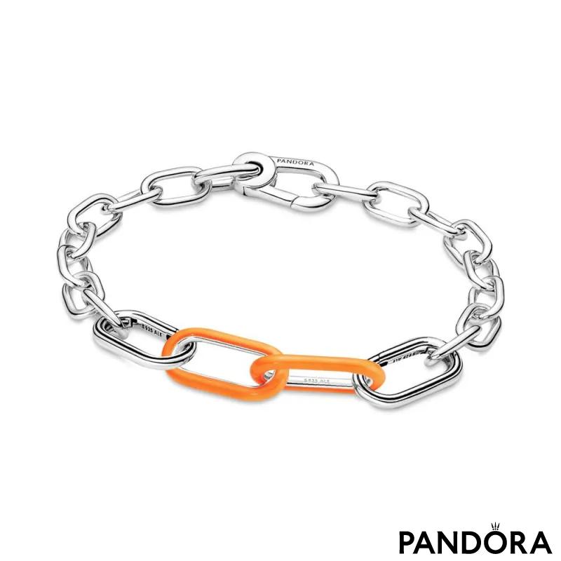 Pandora ME Styling Bright Orange Double Link 