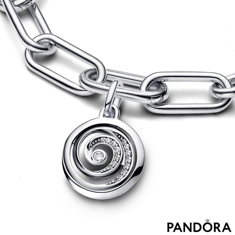 Privjesak s medaljonom Pandora ME Spirala zahvalnosti 