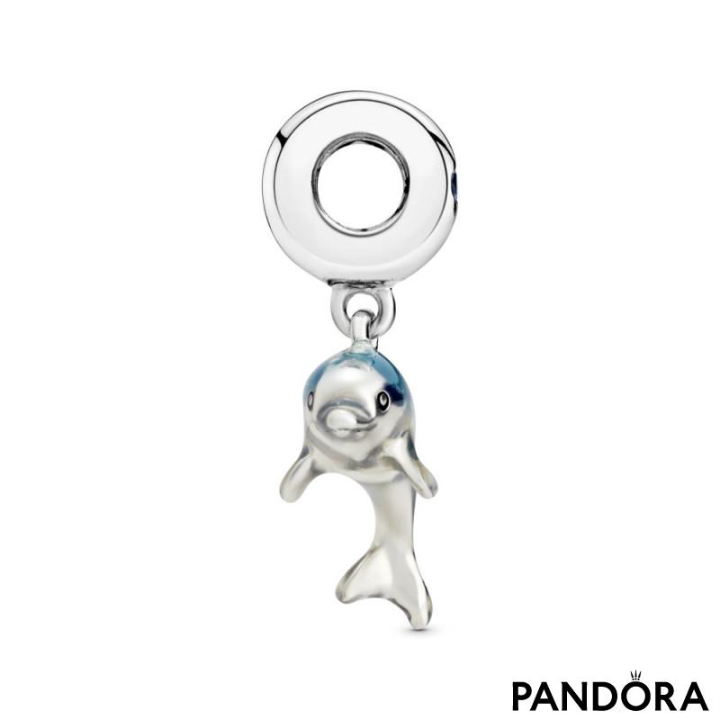 Shimmering Dolphin Dangle Charm 