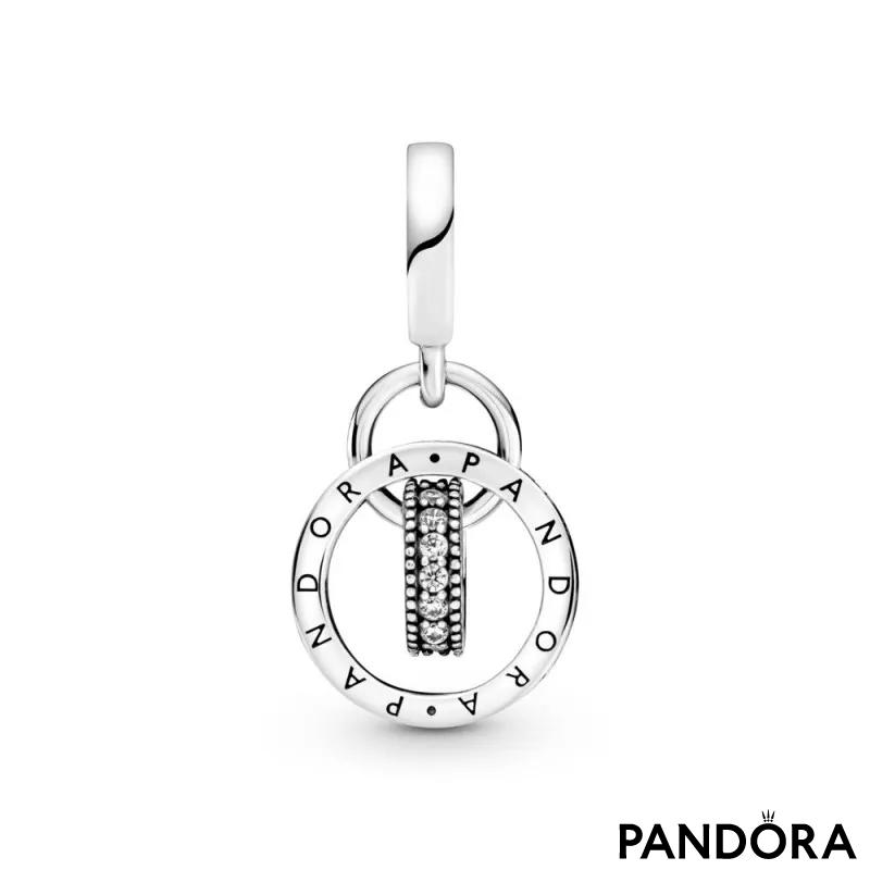 Pandora Logo Circles Dangle Charm 