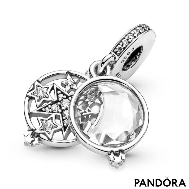 Magnified Star Double Dangle Charm 