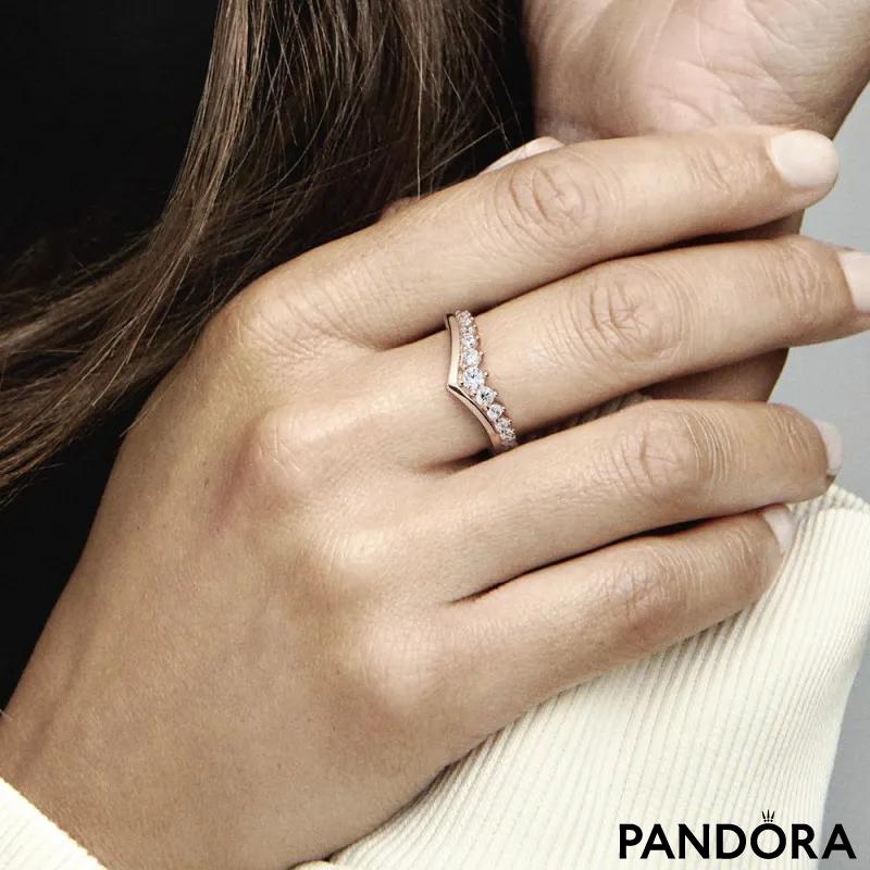 Pavé plutajući prsten Želja iz kolekcije Pandora Timeless 