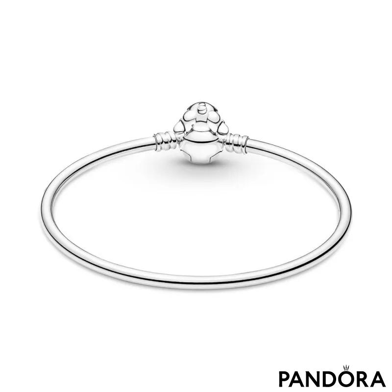Kruta narukvica s kopčom Pandora Moments Disney Stitch grize 