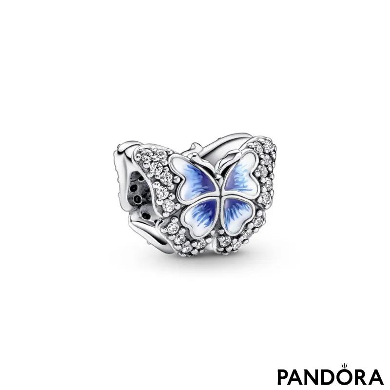 Blue Butterfly Sparkling Charm 