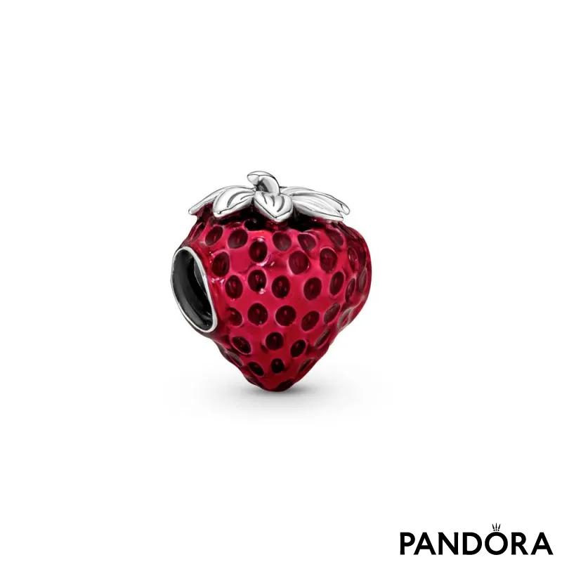 Seeded Strawberry Fruit Charm 