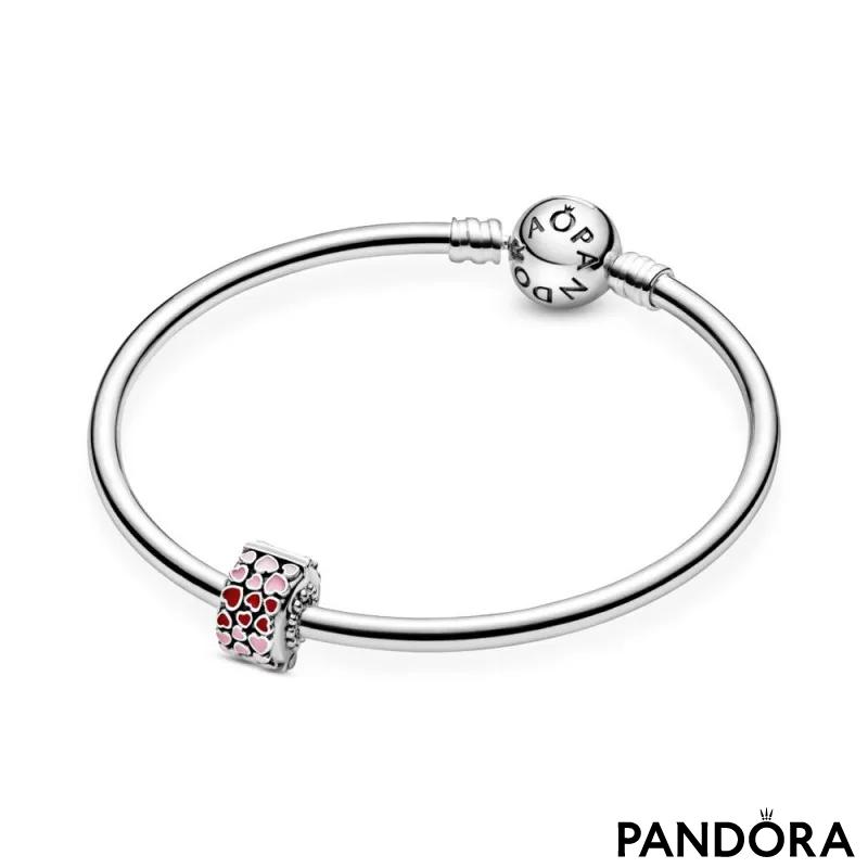 Red & Pink Hearts Charm 
