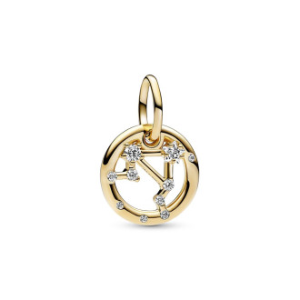 Viseći privjesak Zodijak znak vage od 14k pozlate
