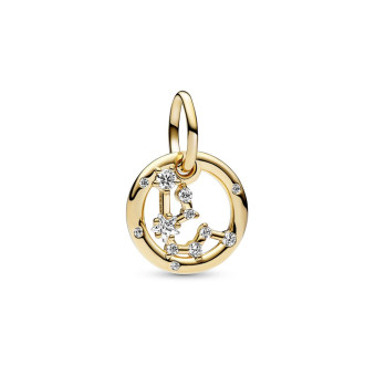 Viseći privjesak Zodijak znak vodenjaka od 14k pozlate