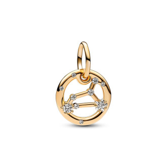 Viseći privjesak Zodijak znak lava od 14k pozlate