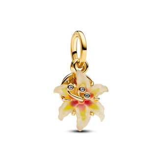 Disney Tangled Sundrop Flower viseći privjesak koji svijetli u mraku od 14k pozlate
