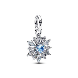Disney Frozen Queen Elsa Snowflake viseći privjesak s plavim umjetnim kristalom