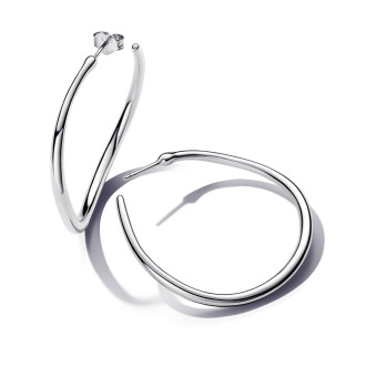 Organski oblikovane otvorene naušnice alke 42 mm